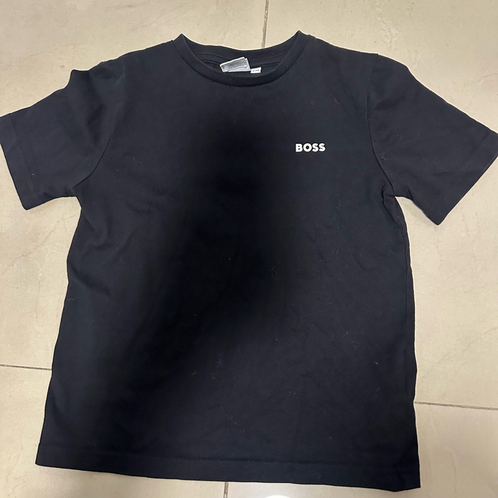 Boss Kids Tee in Classic Black